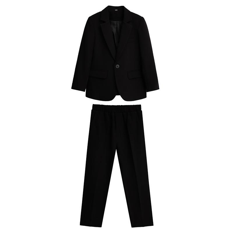 Стильный весенне-осенний костюм для мальчиков - Модный повседневный наряд в корейском стиле для детей