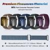 Магнитный петлевой ремешок для Apple Watch 44мм 40мм 49мм 45мм 41мм 38мм Тонкий тканый браслет iWatch Серии 9 8 6 7 SE Ultra 2 3 11 Ремешок