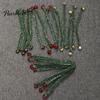 Indoor Party Ornament for Wall 11.8 Inch Christmas Garland Ties Banister Bells, Decorative Twist Ties, Reusable Stair Railings Artificial Pine Hanger