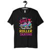 Girl Who Loves Roller Skating T Shirt Skate Skaters Kids SweaT Long Sleeve Vintage Washed Fashion Breathable