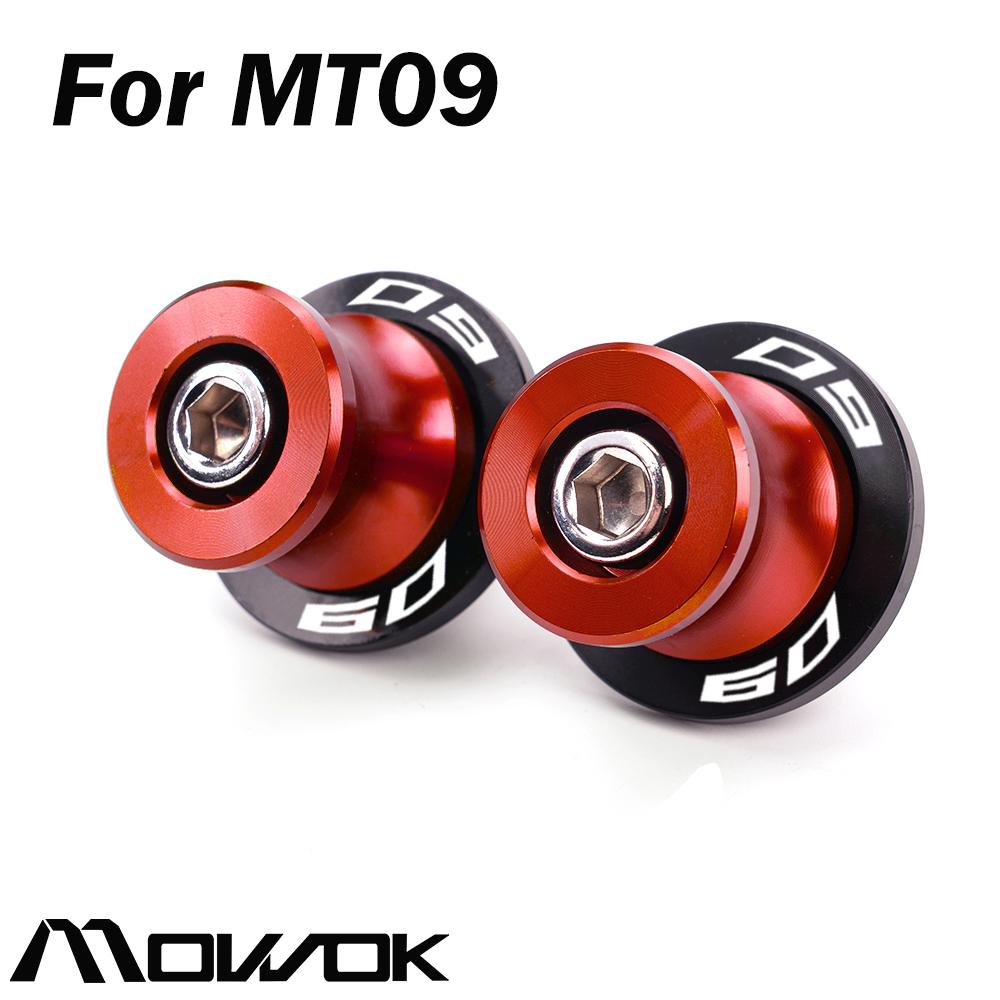 Для YAMAHA MT 07 09 03 10 MT07 MT09 MT03 MT10 2014-2025 2026 Мотоциклетные аксессуары Маятник маятниковый Шпуля Слайдер Стойка Винты