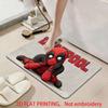 2D Flat, 1pc MARVEL Deadpool Floor Mat Suitable for Bathrooms, Bedrooms & Terraces - Anti-Slip Ultra Soft Thick with Marvel, R