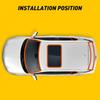 3M/10FT Black Seal Rubber Strip Trim For Car Front Windshield Plastic Panel-Hood