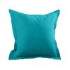 Taie D'oreiller - Alice - Coton 100% - 65 X 65 Cm - Bleu Canard
