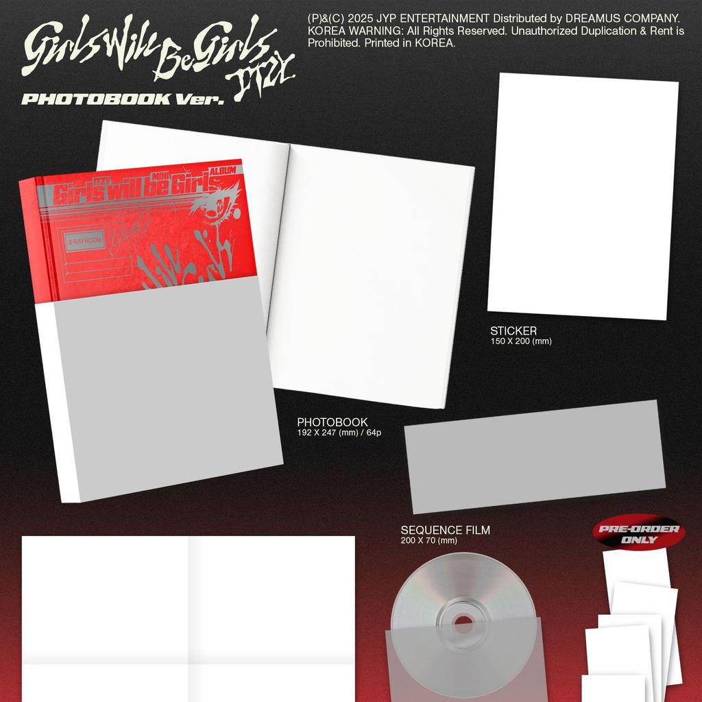 ITZY [GIRLS WILL BE GIRLS] PHOTOBOOK Version
