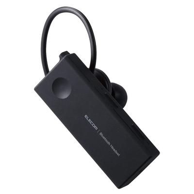 Bluetooth-гарнитура ELECOM, Водонепроницаемая (Соответствует IPX5), Одноухое, Громкая связь, Белый, LBT-HSC10WPPCBK, Черный, Прибл.. 25 х 54 х 35 мм