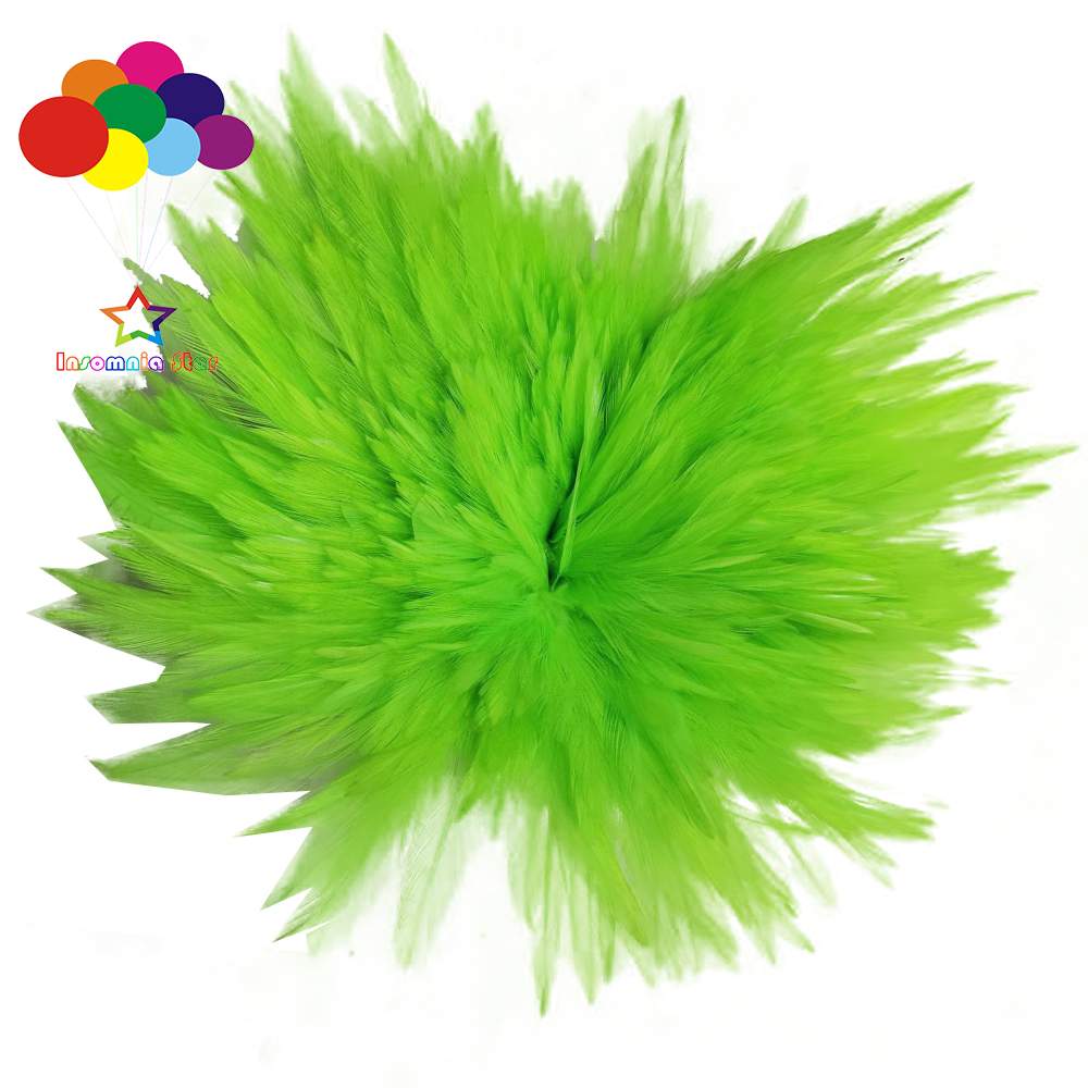Whole 900PCS Fade Rooster Feathers Dyeing 5-6" Hackle 12-15 Cm Strung DIY Chicken Plume Jewelry Costume Hat Party Mask