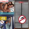 Home Door Decor Magnetic Screen Door Curtains Anti-Mosquito Net Fly Insect Screen Mesh Door Screen Curtain Hands Free