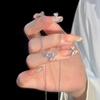 Ожерелье-бант Aurora Symphony, легкая роскошная женская цепочка Niche Star из нержавеющей стали для ключицы