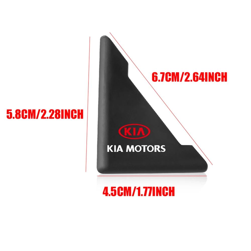 AANO1 2pcs Silicone Car Door Corner Cover Bumper Protector Stickers For KIA Sportage Ceed Sorento Cerato Optima Picanto Rio Soul Sonic