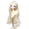 Linfairy парик для куклы размером в дюйм, кукла-фигурка BJD, длинный вьющийся парик с центральным пробором 8-9 1/3 (Светлая блондинка)