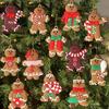 Classic Christmas Gingerbread Man Tree Ornaments