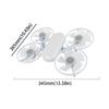 3-Speed 2-in-1 Ceiling Fan Light Dimmable 3-Color Temp Ceiling Fan Light with Remote Remote Control Adjustable