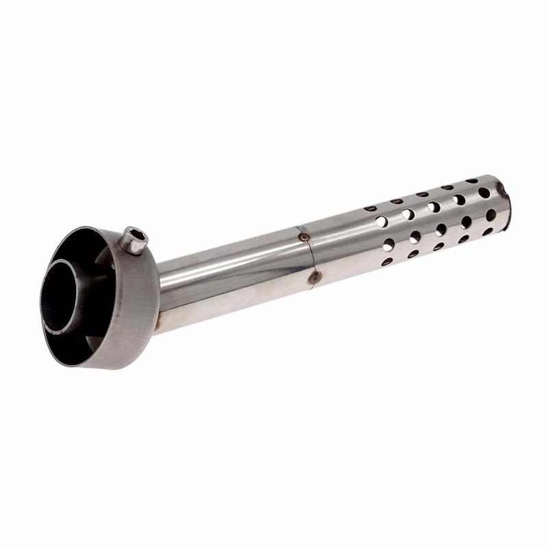 1 Pcs Universal 48mm Motorcycle Angled Exhaust Insert Baffle End Can DB Killer Muffler Elbow 175MM Length