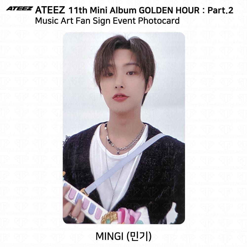 ATEEZ Golden Hour Part.2 Music Art Fan Sign Event Photocard