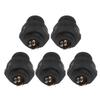 5Pcs Industrial Waterproof Connector IP67 4 Pin Electrical Aviation Wire Cable Quick Plug Socket E7 Buckle