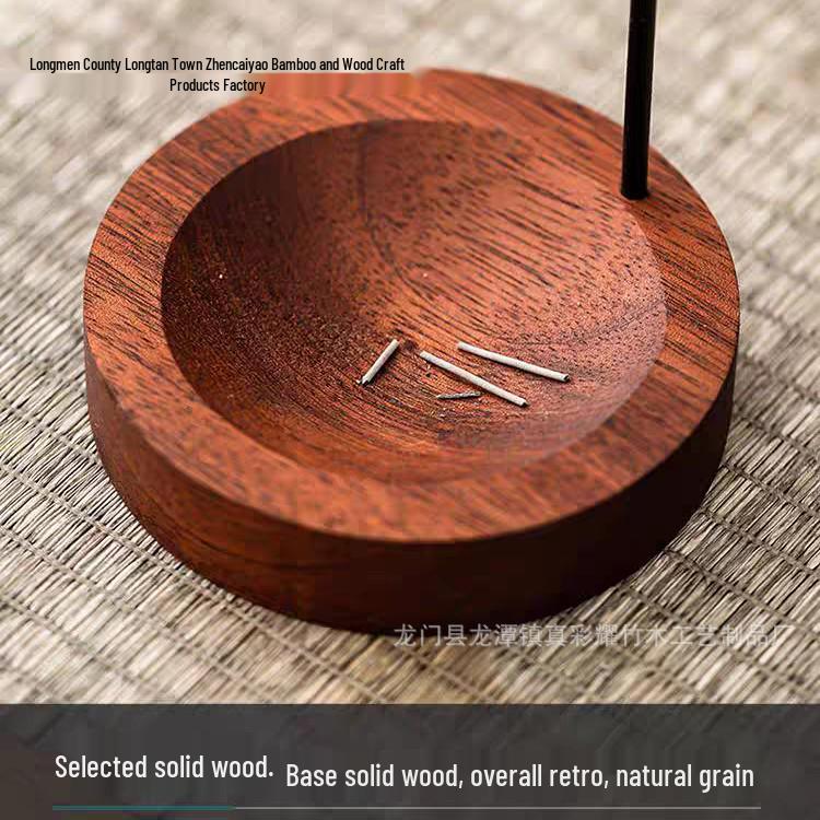 Деревянная подставка для благовоний в стиле дзен и клипса-держатель для дома