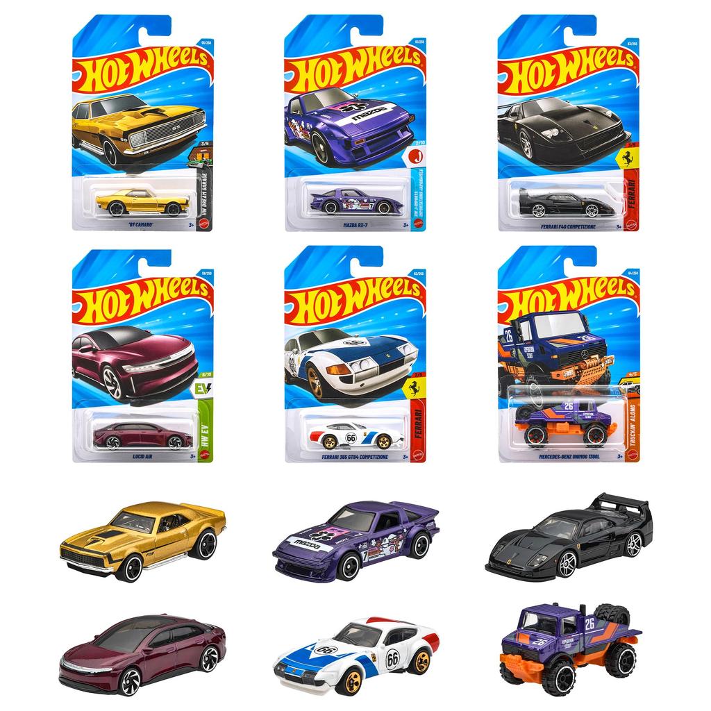 Hot Wheels Базовые машинки Ассортимент C Игрушечный автомобиль Мини 36 шт. в коробке Возраст 3+ Машинки, Машинки, Набор, Вверх, Многоцелевой, C4982-98RC