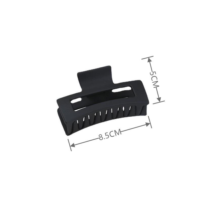 Корейская заколка для волос женская «Акула» высокого класса с матовым покрытием - Однотонная, Большого размера