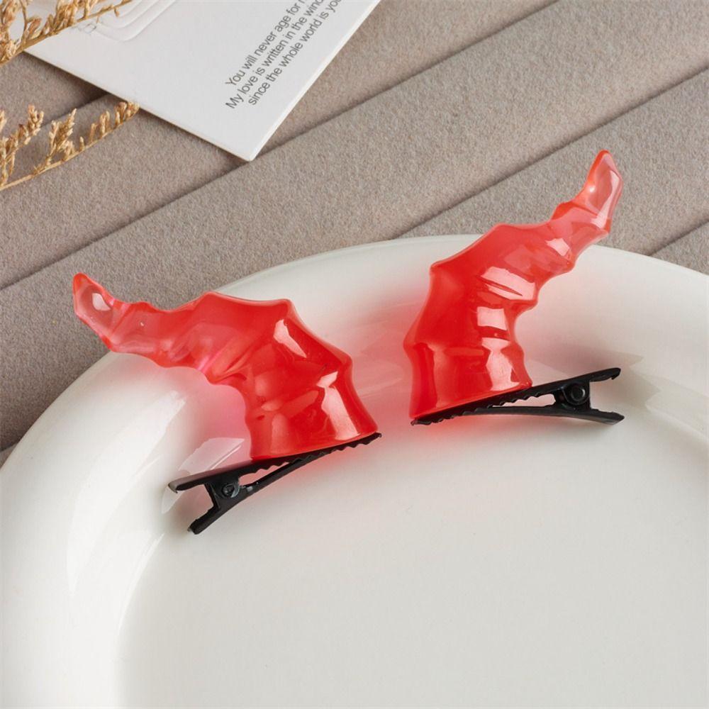 Hair Clip Devil Horn Hairpin Hairband Halloween Hair Hoop Halloween Headband Costume Accessory