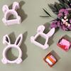 Милый Силиконовый Формочка Кролик на Пасху для DIY Изготовления Конфет, Свечей и Гипсовых Фигурок, Домашних Украшений