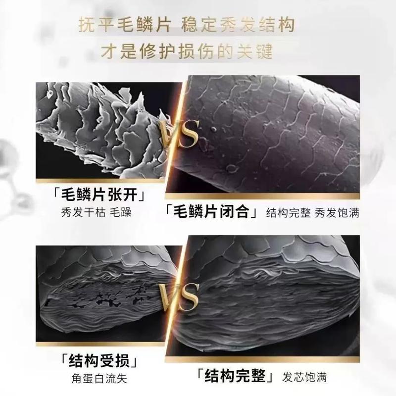 Loreal Paris Dajin Ping LOreal Qi Huan Комбинация для очищения и ухода с эфирным маслом - Шампунь 440 мл + 2 Маленькие золотые флакона с эфирным маслом для ухода за волосами
