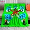 Cute Bruh 6 7 Six Seven Cartoon Soft Flannel Fluffy Throw Home Camping Blanket for Children Sofa Throw Thin Blanket Fashion Gift