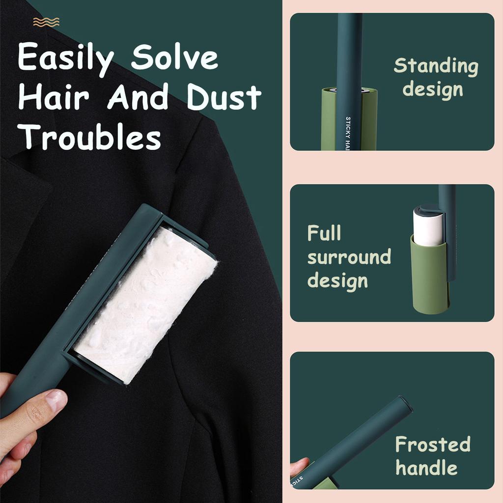 Ролики для ворса для шерсти домашних животных, наклейки, съемные средства для удаления ворса, одежда с пряжкой, пыленепроницаемый чехол, пылевой валик, щетка для чистки, инструмент