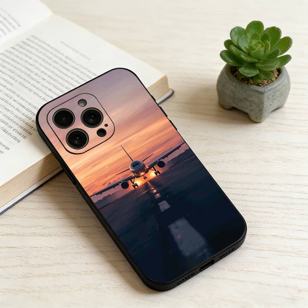 A-Самолет p-Самолет Чехол для телефона Силиконовый Мягкий Для IPhone 17 16 15 14 13 12 11 X XR Plus Pro Max Plus