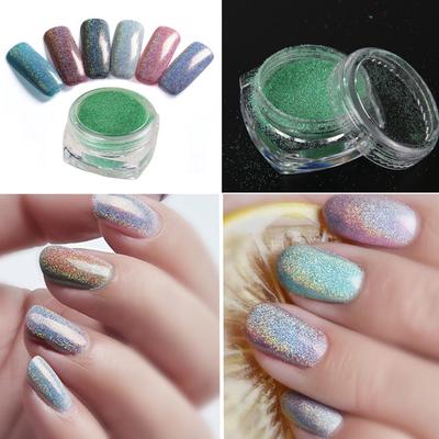 Nail Art Shinning Mirror Glitter Magic Powder Chrome Effect Shimmer