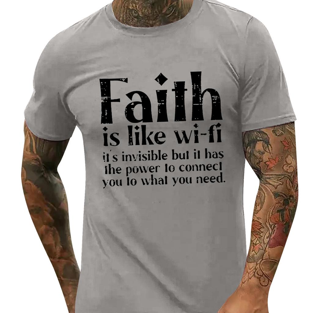 Men's  T-shirt T-shirts Graphic Text Pool3D Printing Street Casual Short Sleeve Printed Clothing Basic