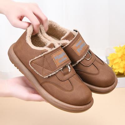 Зимние новые женские хлопковые туфли с набивкой, утолщенные сноубутсы, женские теплые короткие ботинки на толстой подошве с высоким голенищем, повседневные женские ботинки