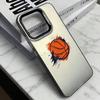 Баскетбольный расписной чехол для телефона для iPhone 17, 16, 15, 14, 13, 12, 11 Plus, Pro Max, XS, Цветная посеребренная внутренняя крышка