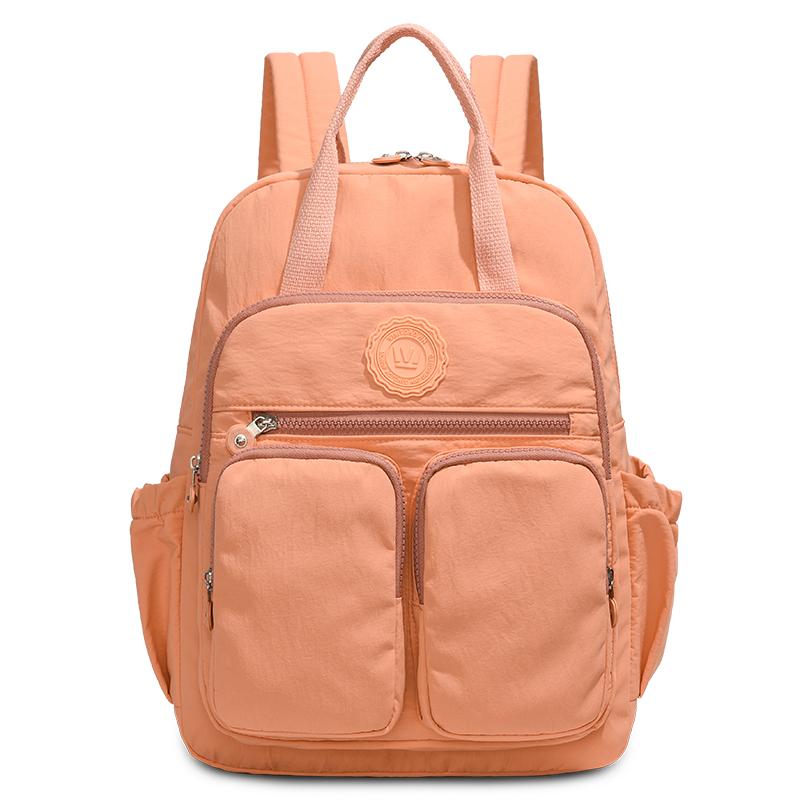 Модный женский рюкзак, водонепроницаемый, нейлоновый, с мягкой ручкой, с несколькими карманами, на молнии, для путешествий, школьные сумки, рюкзак для ноутбука