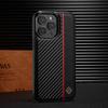 For Apple iPhone 16 15 14 Plus 13 12 11 Pro X XR XS Max Mini 7 8 Plus SE 2020 2022 Case PU Leather Carbon Fiber Style Shockproof Back Cover