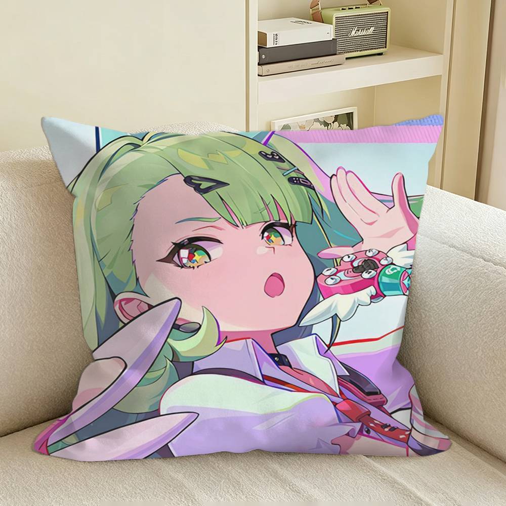 SSunna Angels of Delusion ZZZERO Square Sofa Pillow Cover Solid Color Living Room Home Decor Cushion Case