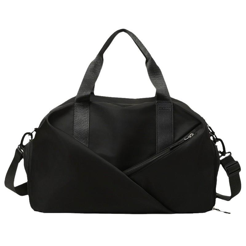 Versatile Large-Capacity Travel Fitness Bag with Shoe Compartment, Custom Logo Option