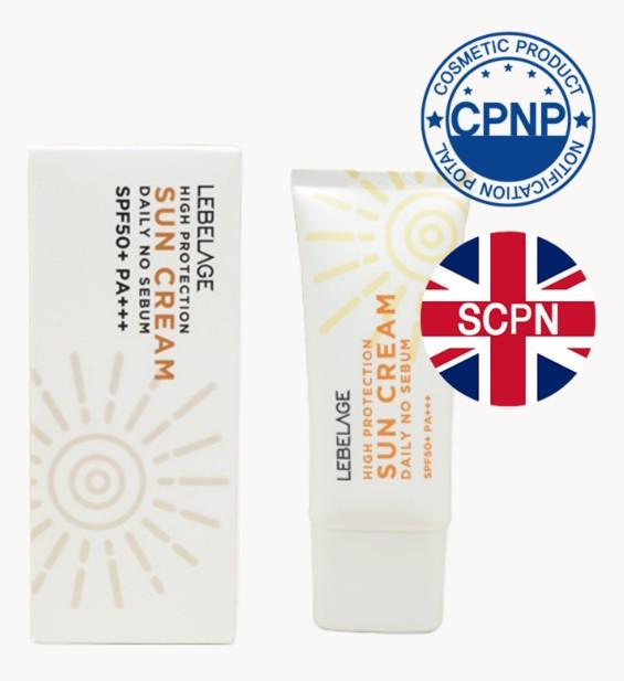 Lebelage Солнцезащитный крем для лица с высокой степенью защиты SPF 50+/PA+++ 30 мл