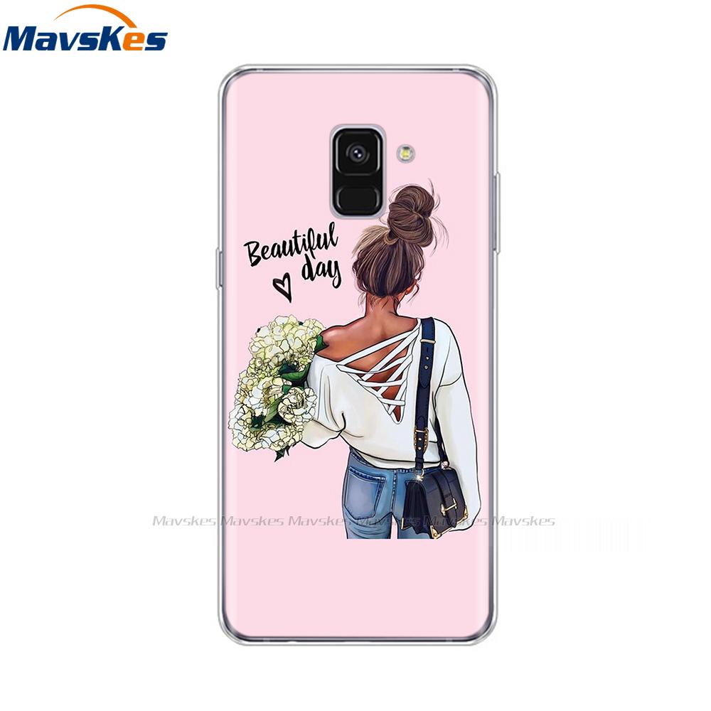 Чехол для Samsung Galaxy A8 2018 A530 Силиконовый чехол для Samsung A8 Plus 2018 A730 Мягкий чехол из ТПУ для корпуса телефона Galaxy A8 A 8
