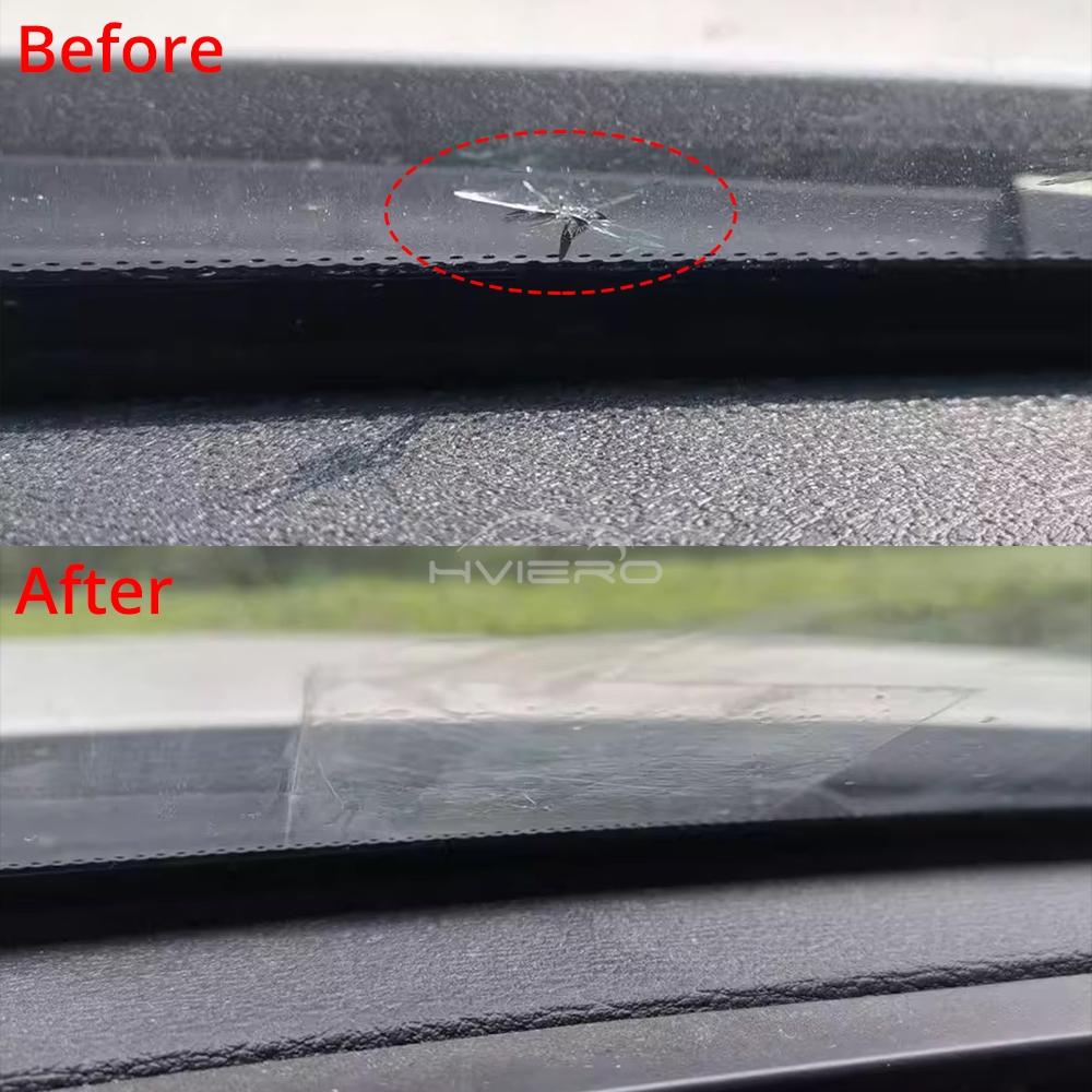 Car Windshield Repair Resin Kit Tools Windscreen Break Scratch Restoration Protective Stickers Glass Cleaner Care No Trace Wash