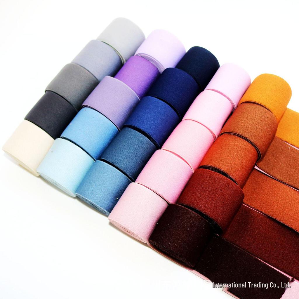 High-Elastic Polyester Imitation Nylon Band for Waistbands and Skirts
