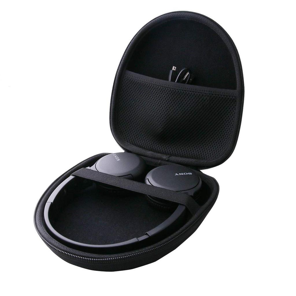 Чехол для хранения беспроводных наушников Sony WERJIA WH-CH520/WH-CH510 - (черный)
