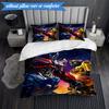 3PCS Car robots Battle Bedding Set,Including 1pc Duvet Cover And 2pcs Pillowcases Perfect for Bedroom, Dormitory, Fan Christmas gift
