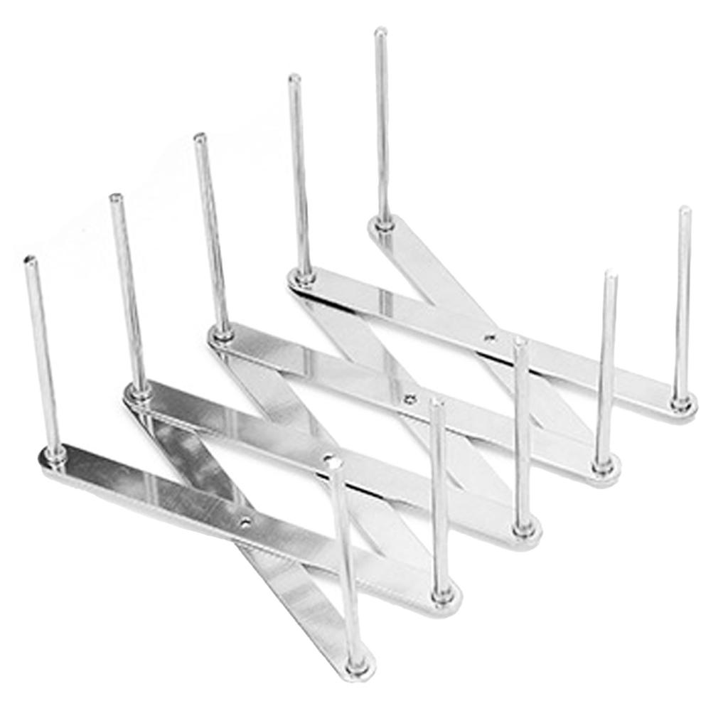 Dish Drying Rack Telescopic Stainless Steel Slip Resistant Adjustable Dish Drainer Organizer for Kitchen 1PCS