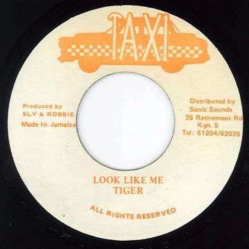 7-дюймовая пластинка TIGER - Похожий на меня НИКАКОЙ Такси Ямайка Регги, Ска и Даб Б/У