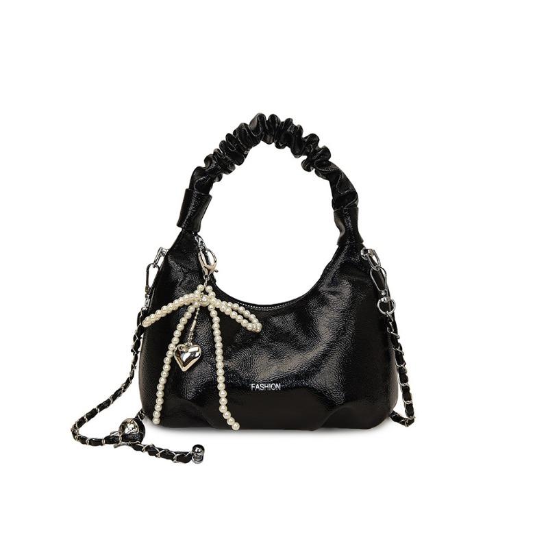 Премиальная красная сумка женская новая универсальная сумка-мессенджер на цепочке изысканная плиссированная сумочка