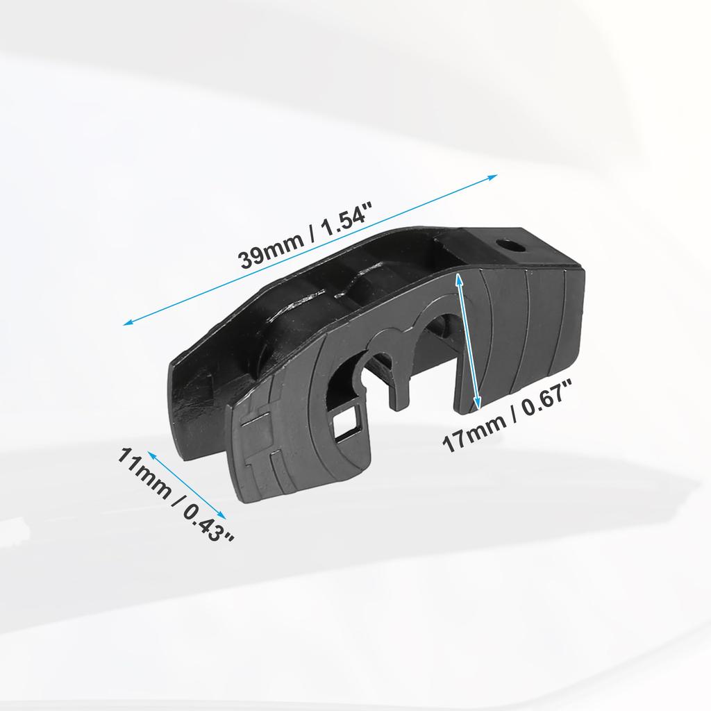 ACROPIX 4pcs Front Wiper Arm Adapter Clip Universal Type-A Black