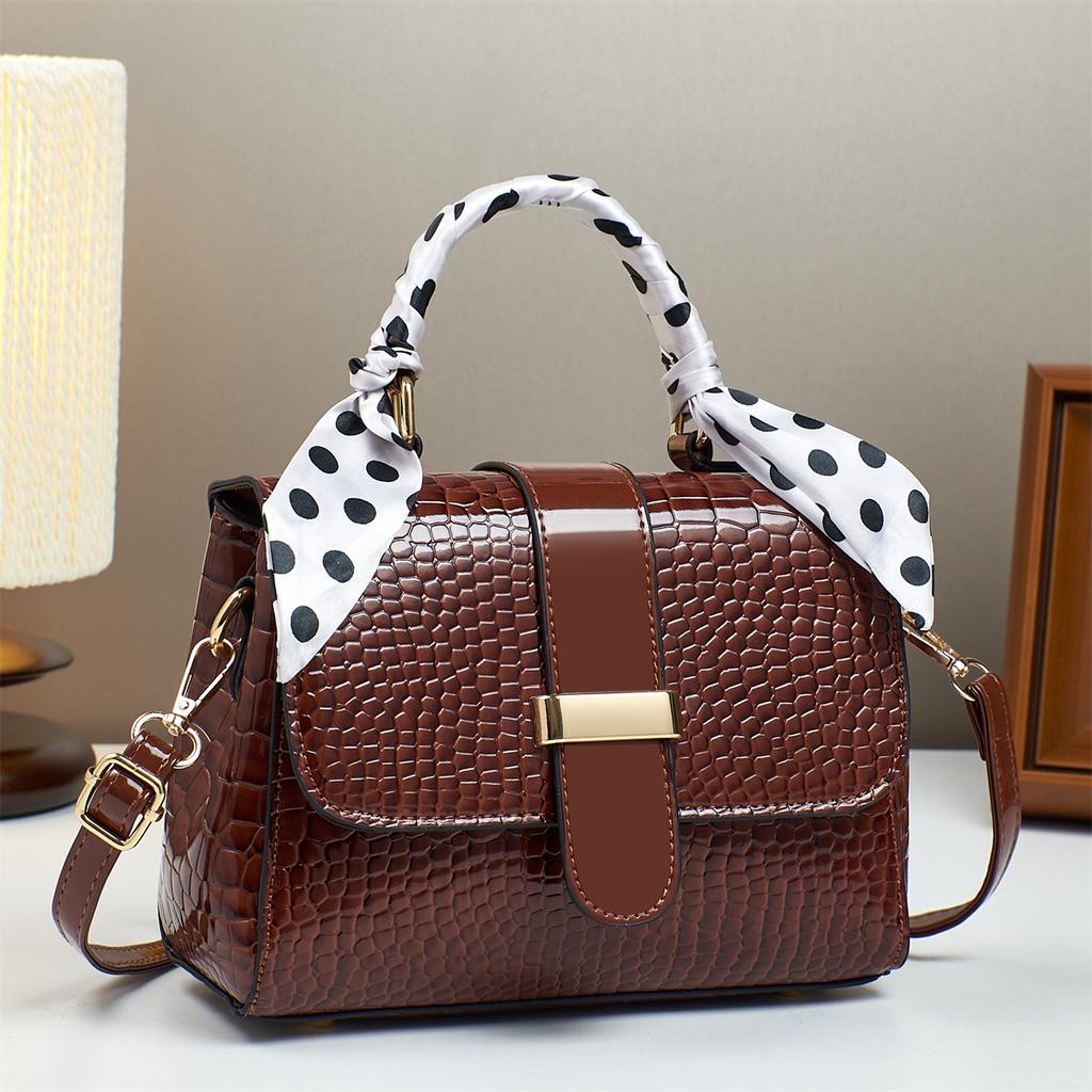 Новая сумка Macaron высокого уровня внешнего вида с текстурой камня, популярная сумка через плечо 100, косая сумка через плечо