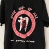 T Shirt Screen Printed Handmade Hardcore Vintage Washed Casual Fashion Top For Everyday Wear Graphic Versatile Comfortable
