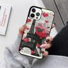 Красный зонт Эйфелева башня Чехол для телефона Для iPhone 17 Air 16 15 14 13 12 Pro Max Plus Max Чехол-оболочка coque
